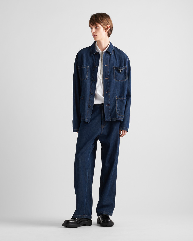 Prada Light denim pants outlook