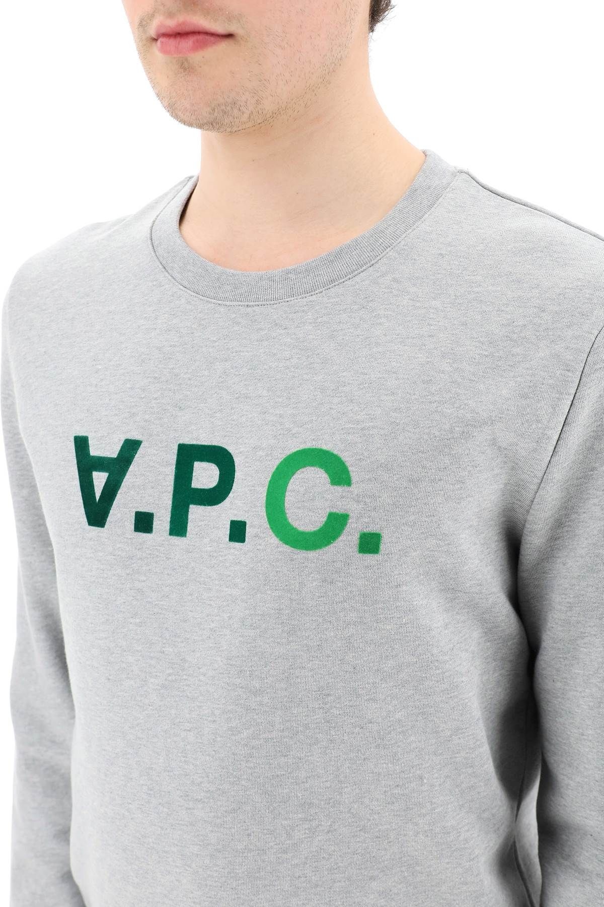 FLOCKED V.P.C. LOGO SWEATSHIRT - 5