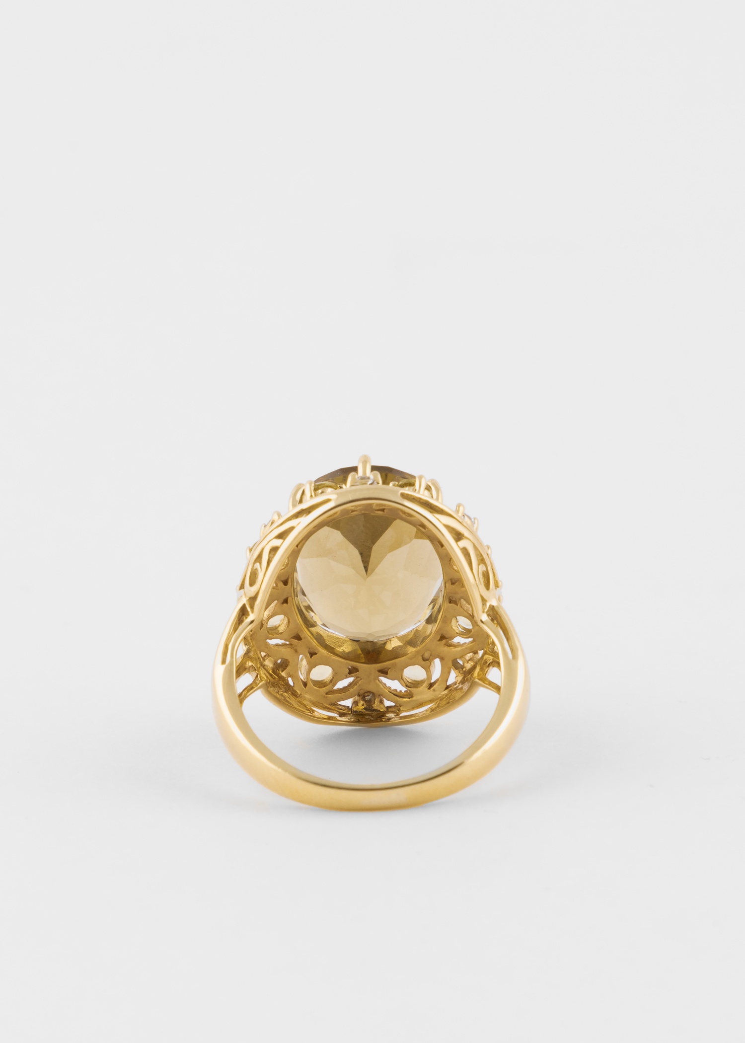 Diamond and Oro Verde Gold Cocktail Ring by Baroque Rocks - 4