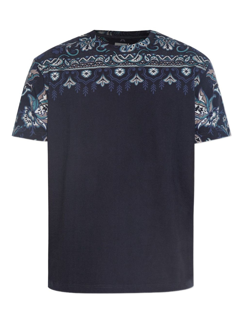 paisley-print short-sleeved T-shirt 1