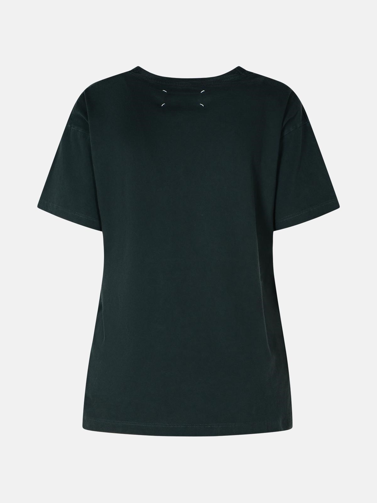 BLACK COTTON T-SHIRT - 3