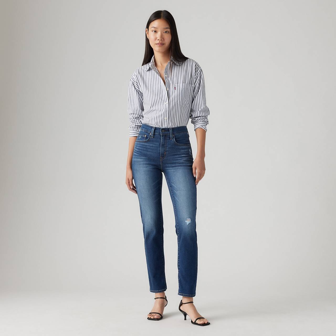 724 HIGH RISE STRAIGHT WOMEN'S JEANS - 2