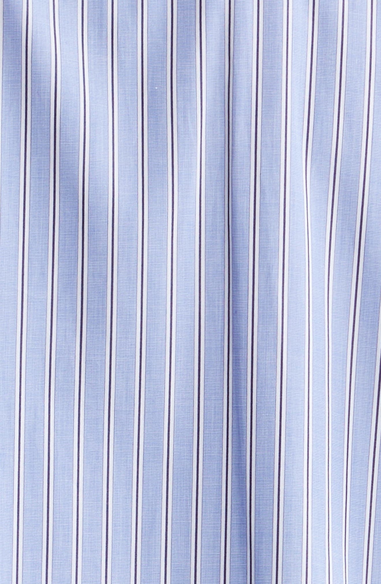 Stripe Oversize Organic Cotton Oxford Button-Down Shirt - 7