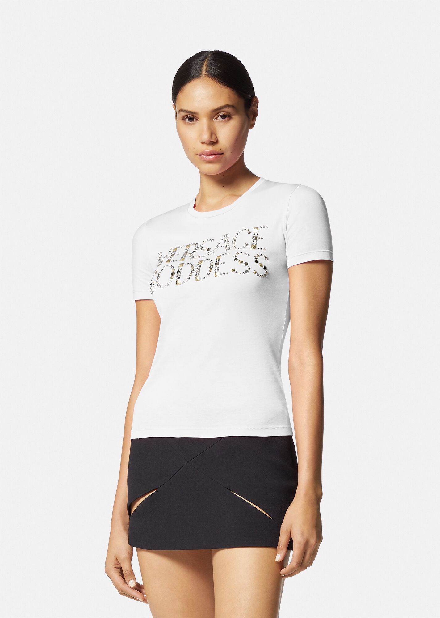 Versace Goddess Studded T-shirt - 3