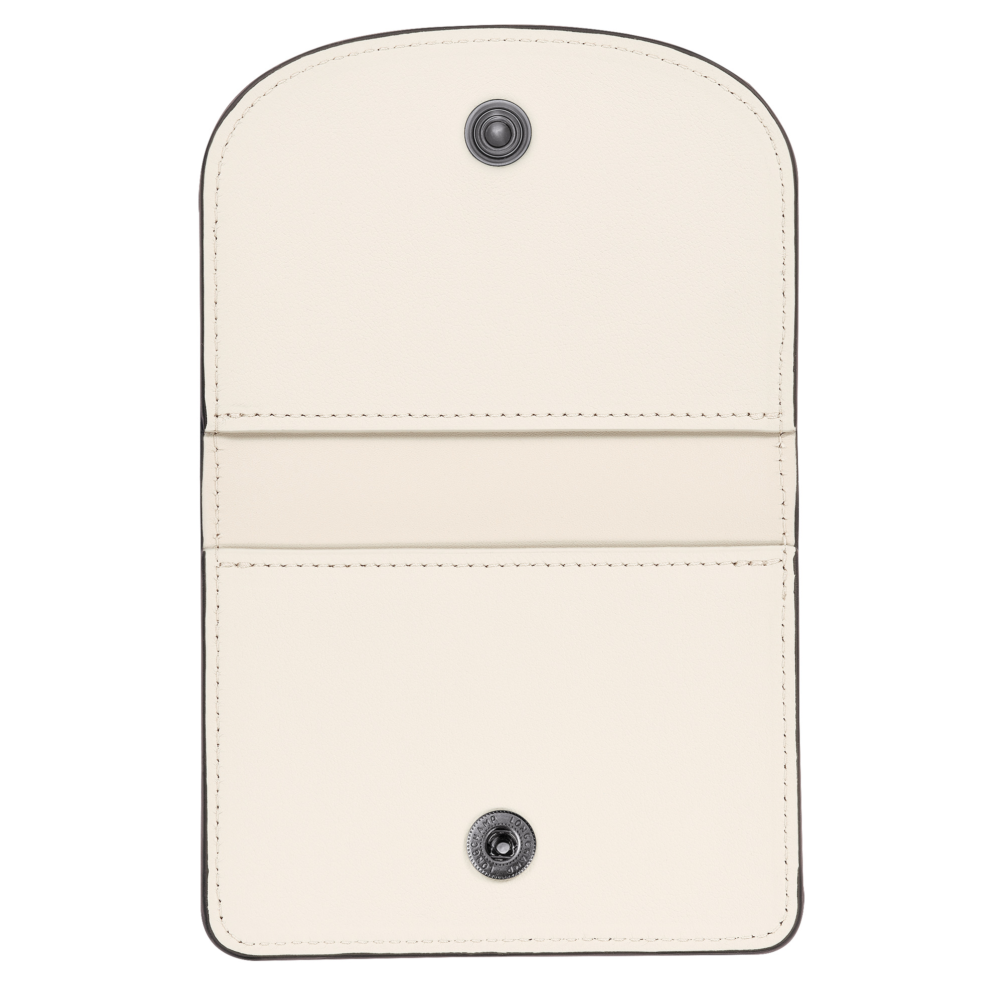 Le Pliage Xtra Card holder Ecru - Leather - 3