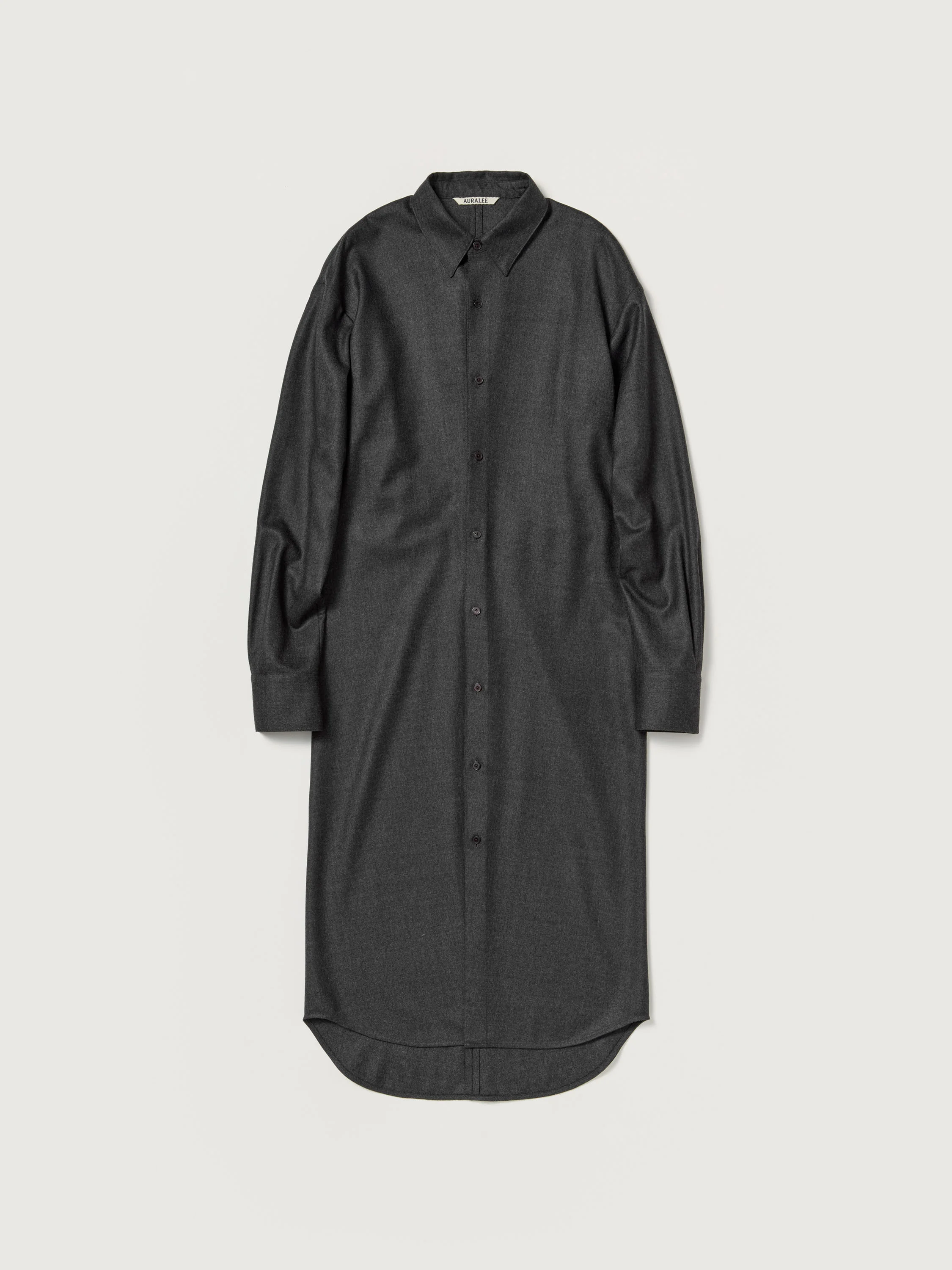 SUPER LIGHT WOOL SHIRT DRESS - 1