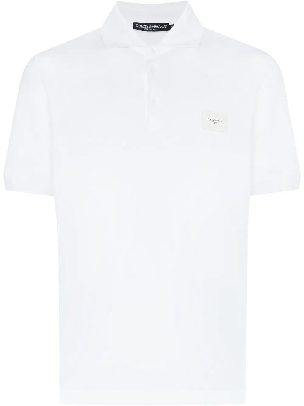 logo plaque polo shirt - 1