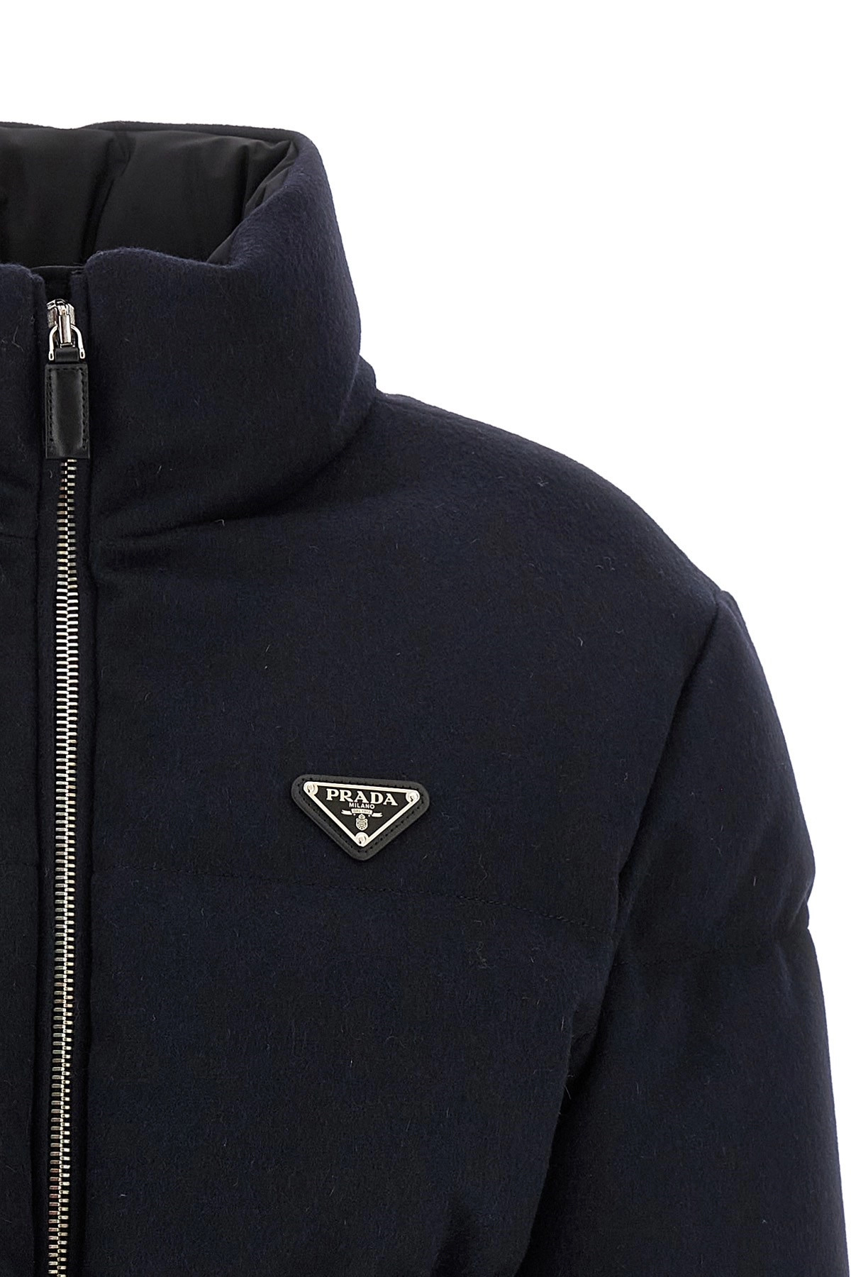 Belt wool down jacket - 3