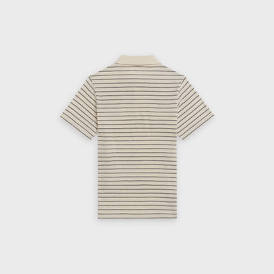 CELINE 'TRIOMPHE' POLO IN STRIPED COTTON outlook