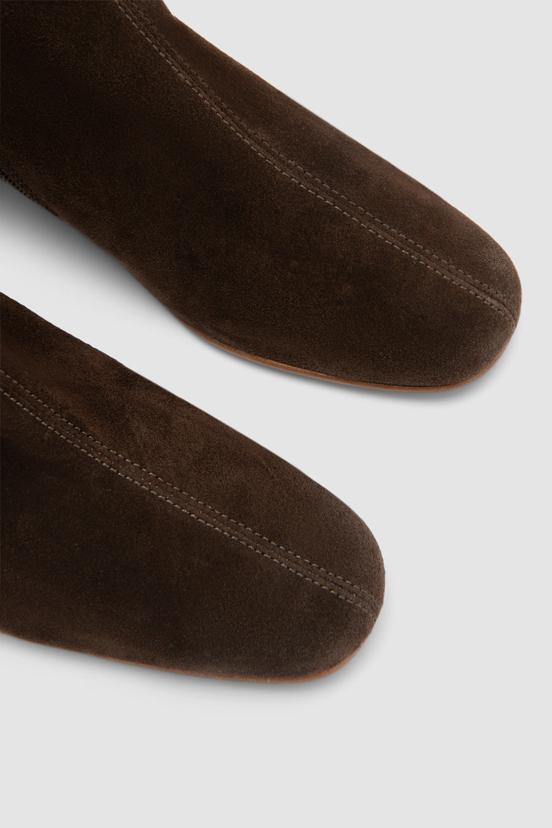 Sofia Ristretto Suede Leather Ankle Boot 3