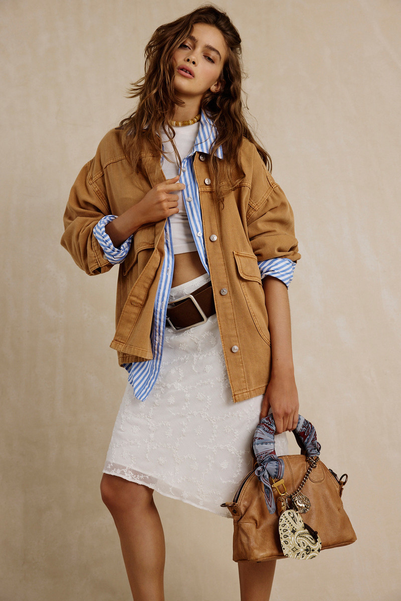 FREE PEOPLE We The Free Lemon Denim Jacket outlook