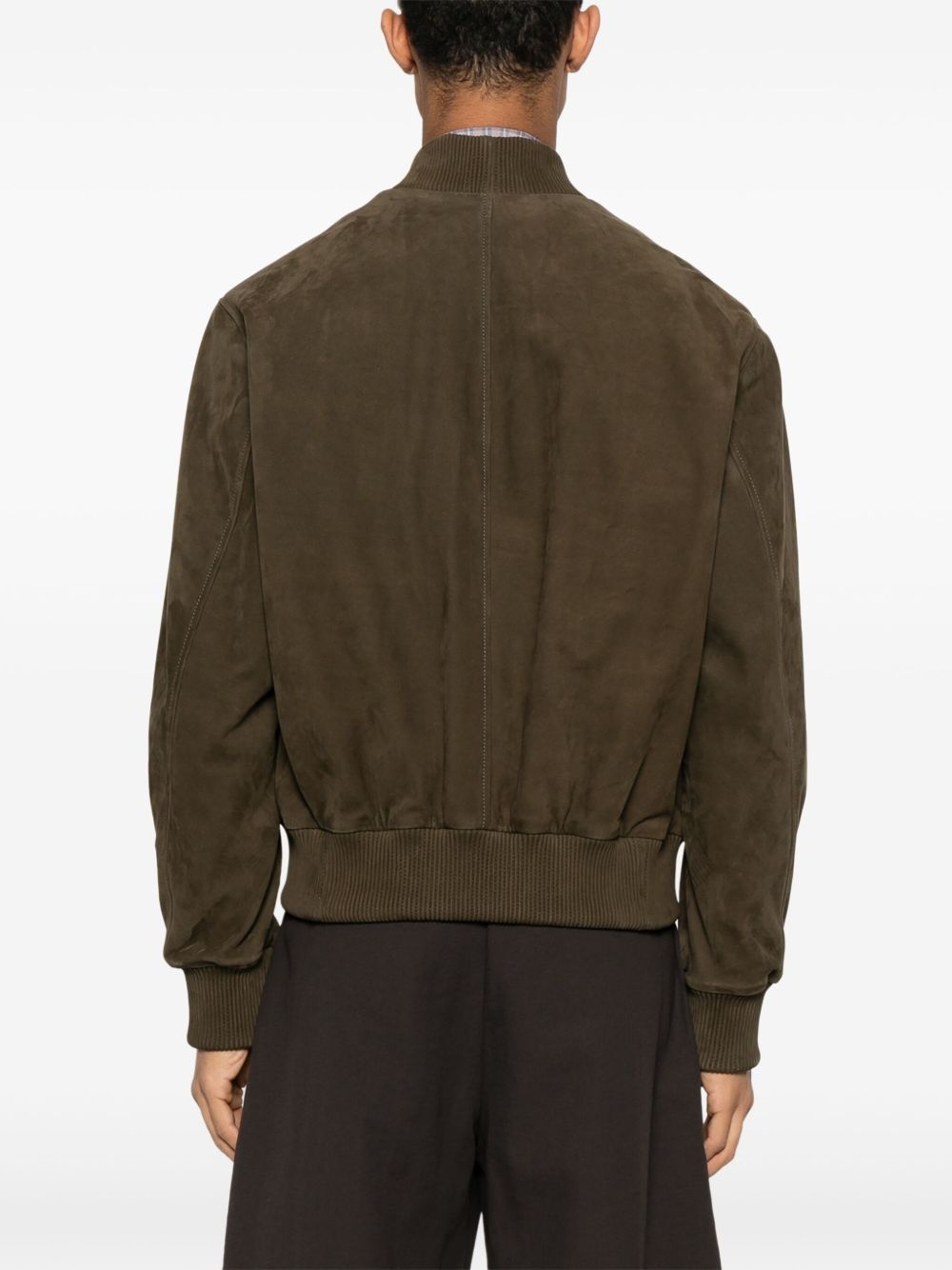 suede bomber jacket - 4