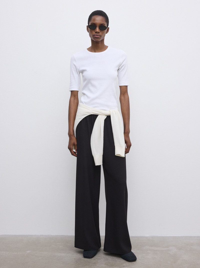 Fluid Crepe trousers 1