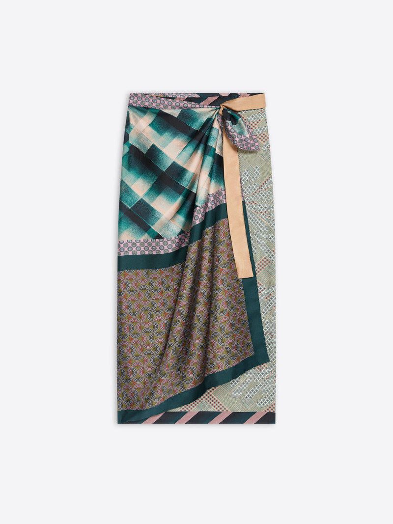 LONG WRAP SCARF-SKIRT 1