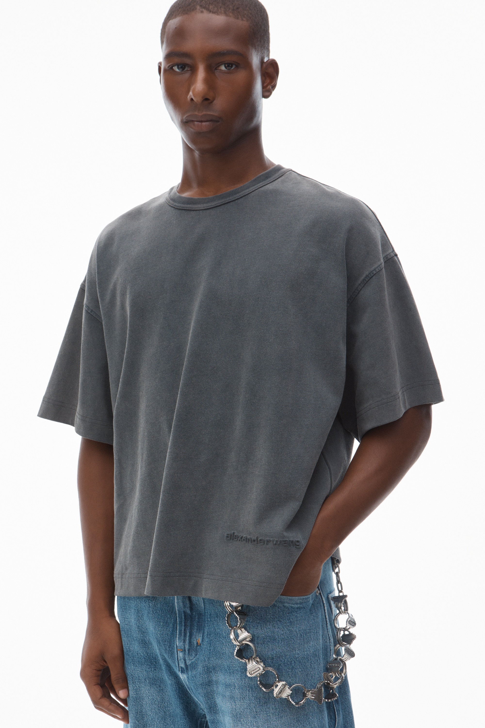 Men's Logo Tee in Cotton Jersey - 3