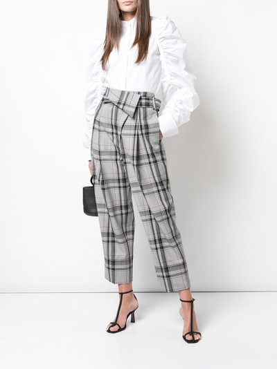 3.1 Phillip Lim plaid tapered trousers outlook