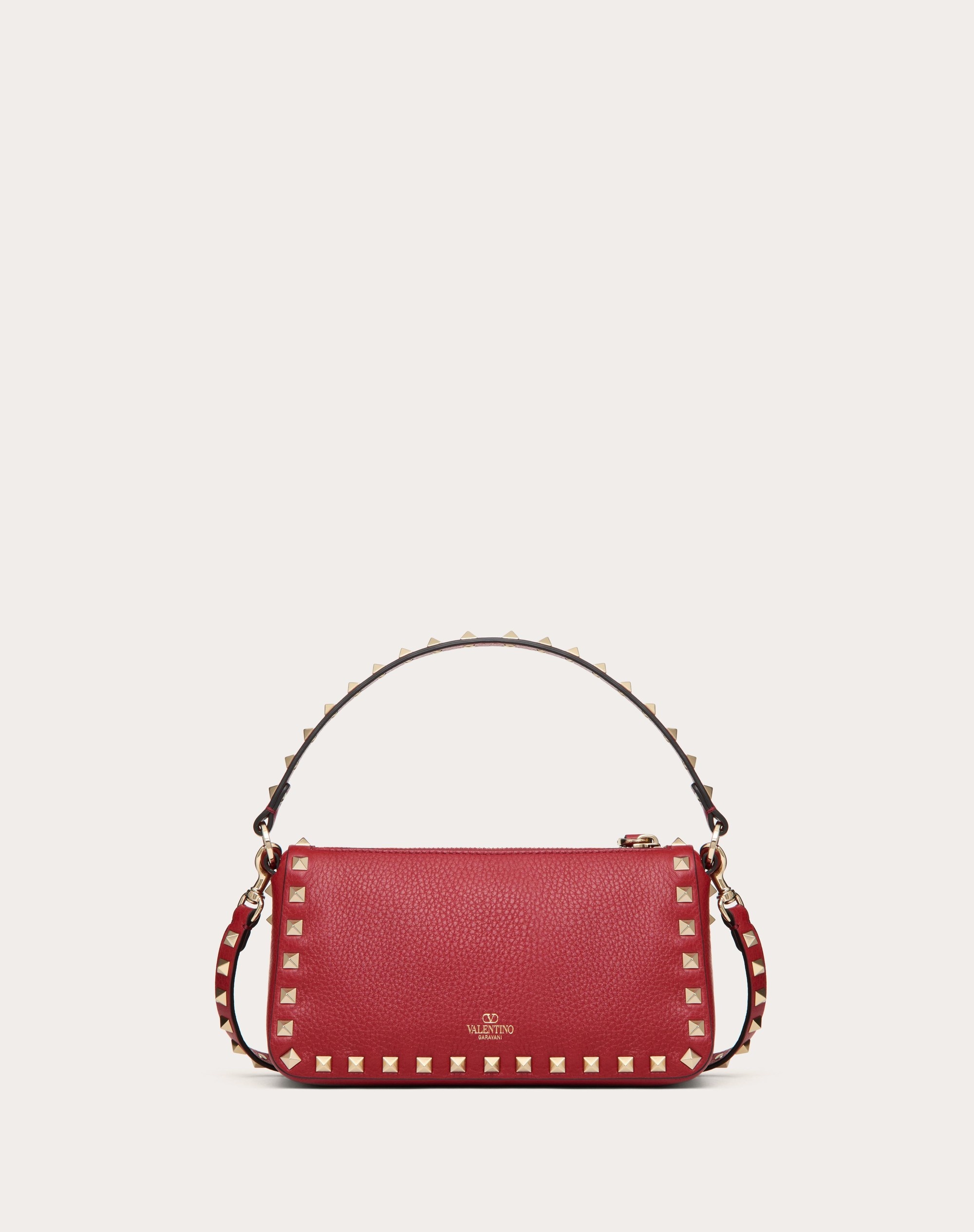 SMALL ROCKSTUD GRAINY CALFSKIN CROSSBODY BAG - 4