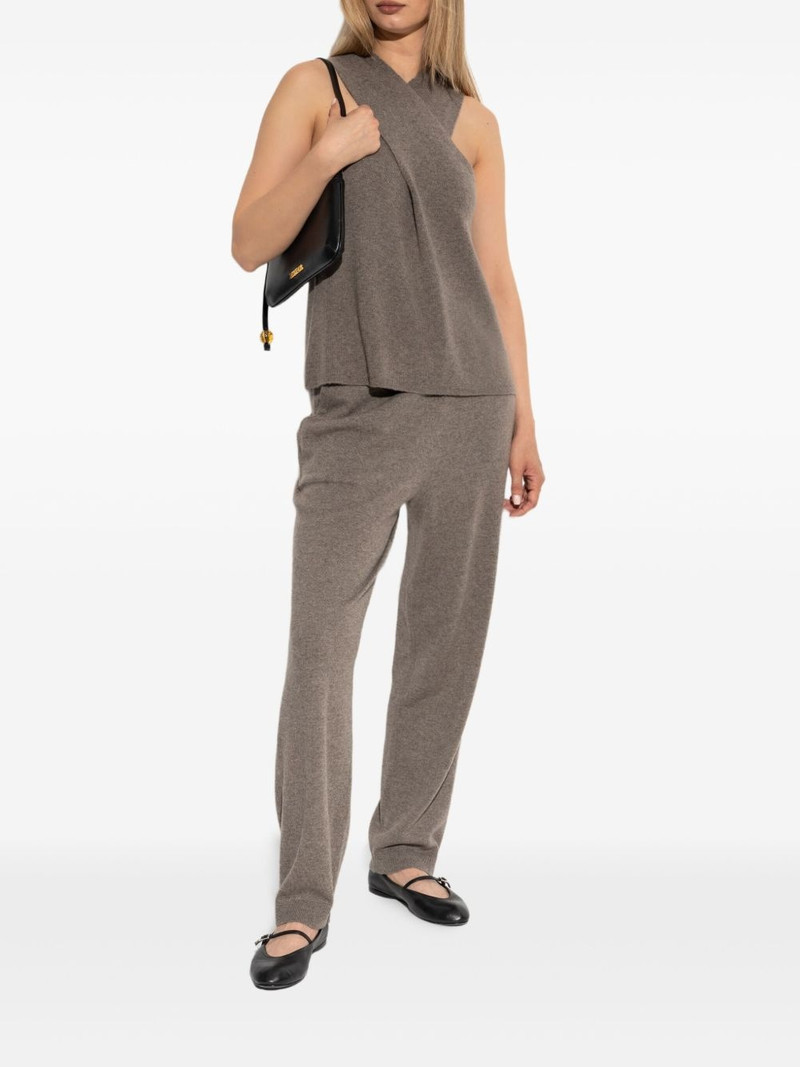 LISA YANG cross-neck ribbed top outlook