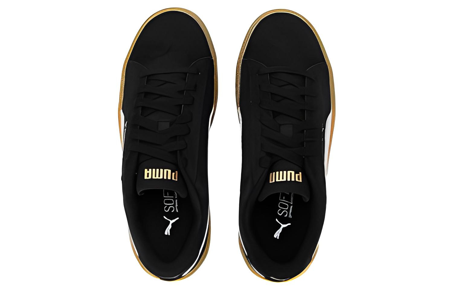 (WMNS) PUMA Smash Platform v3 SD 'Black' 391942-02 - 4