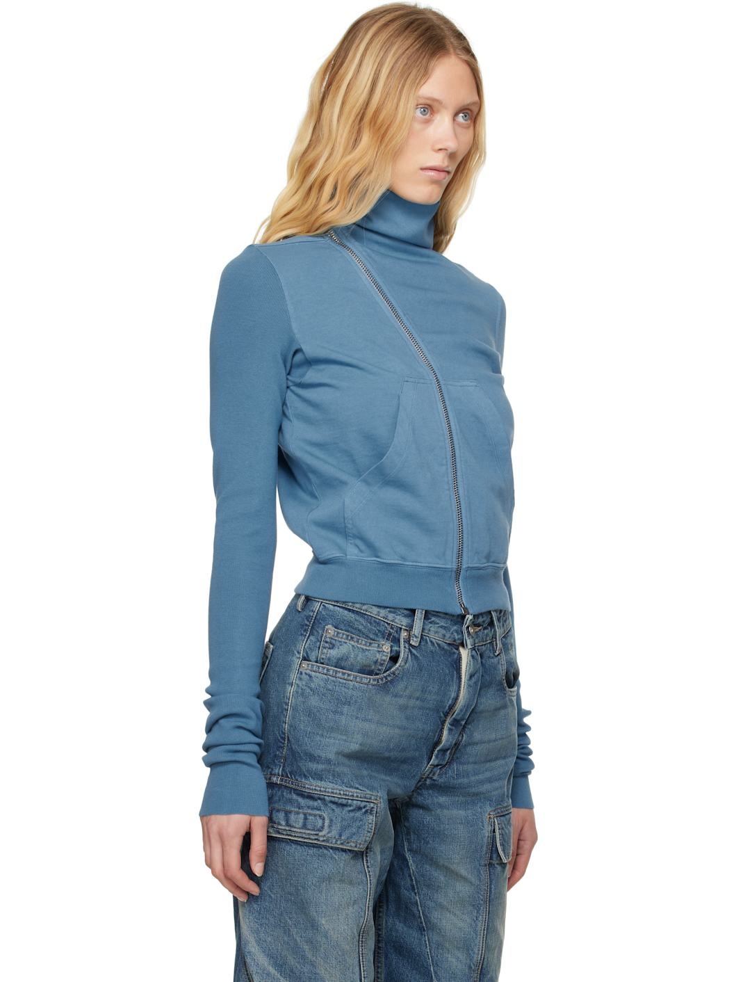 Blue Hollywood Mountain Sweatshirt - 2