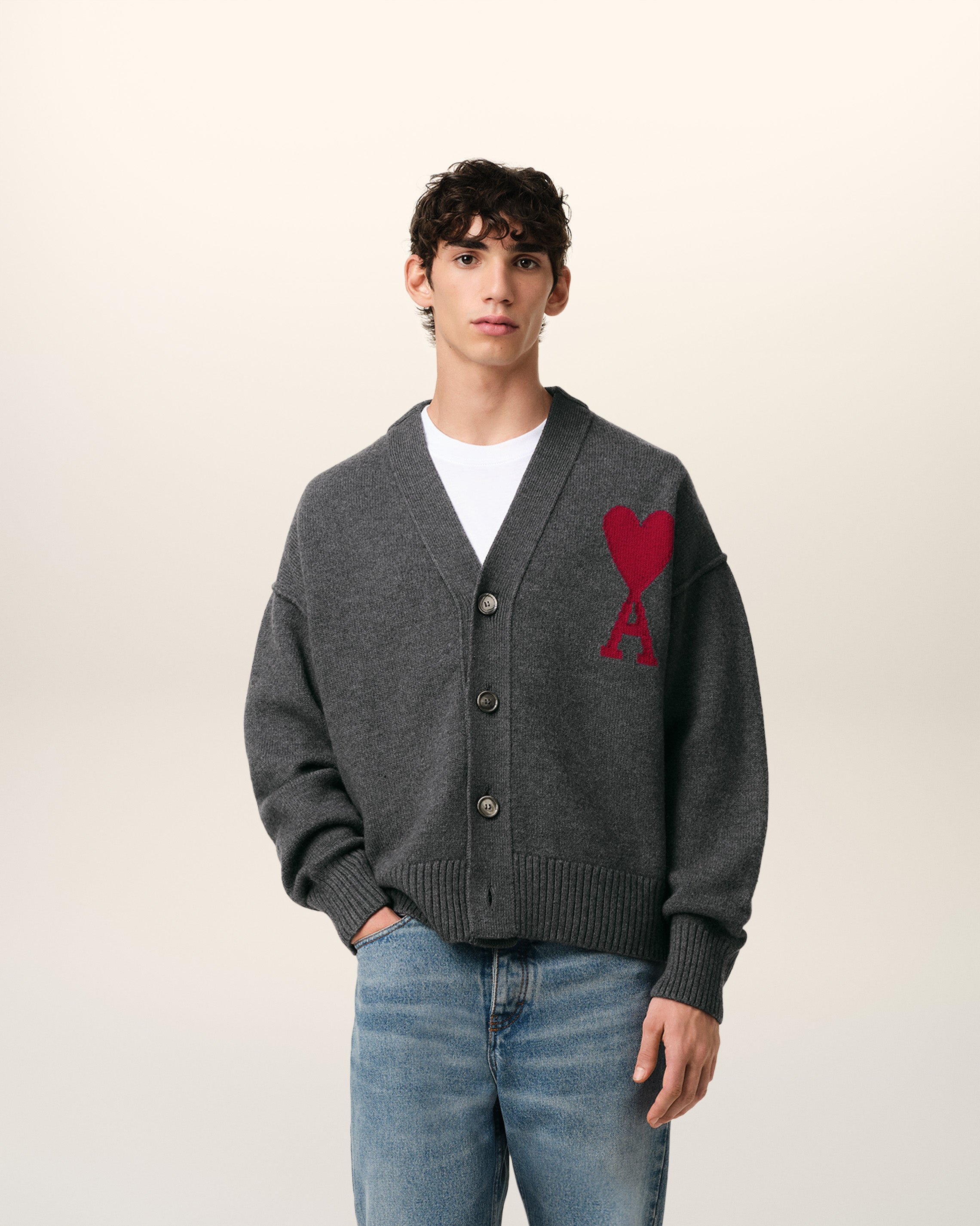 RED AMI DE COEUR CARDIGAN - 2