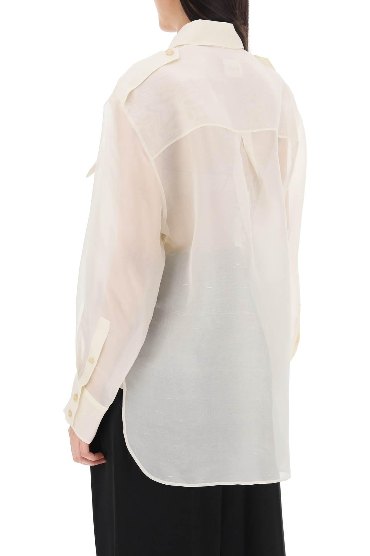 Missa oversized organza shirt - 4