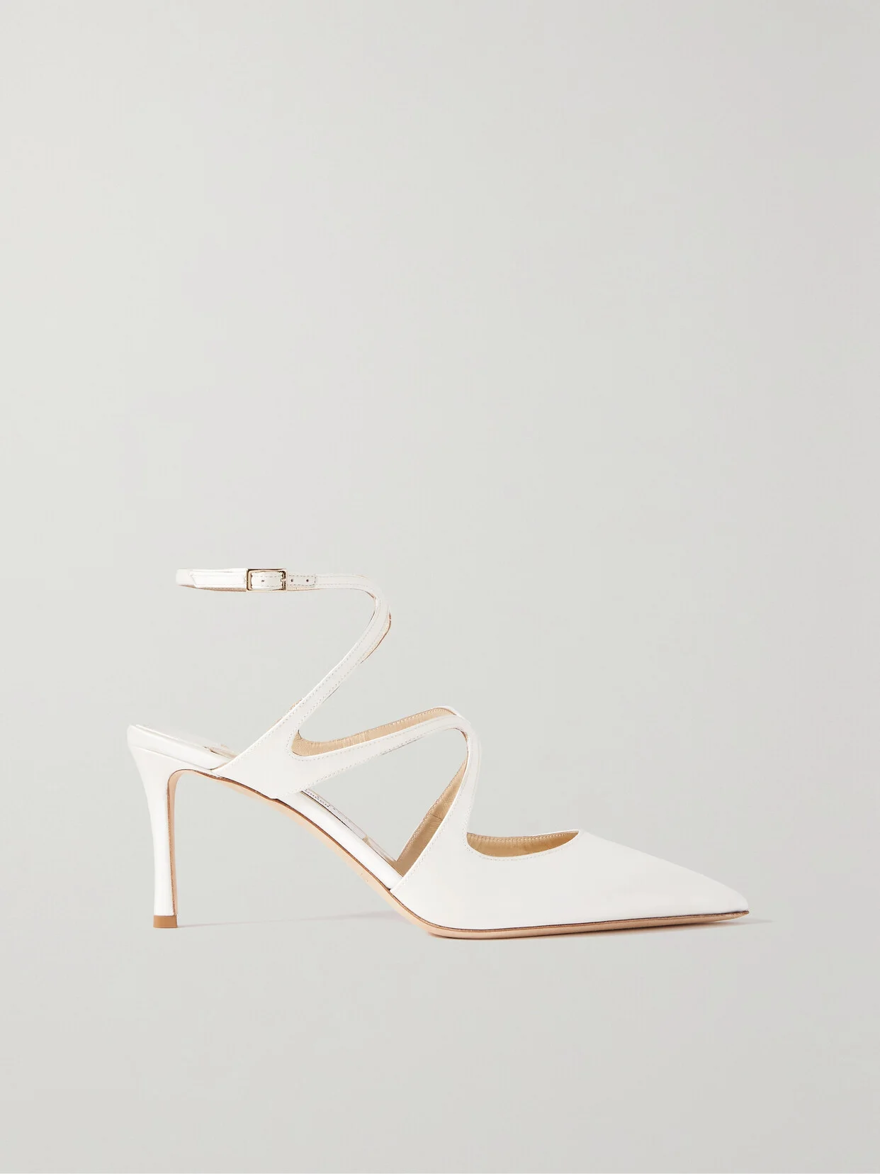 Azia 95 Satin Point-toe Pumps - 1