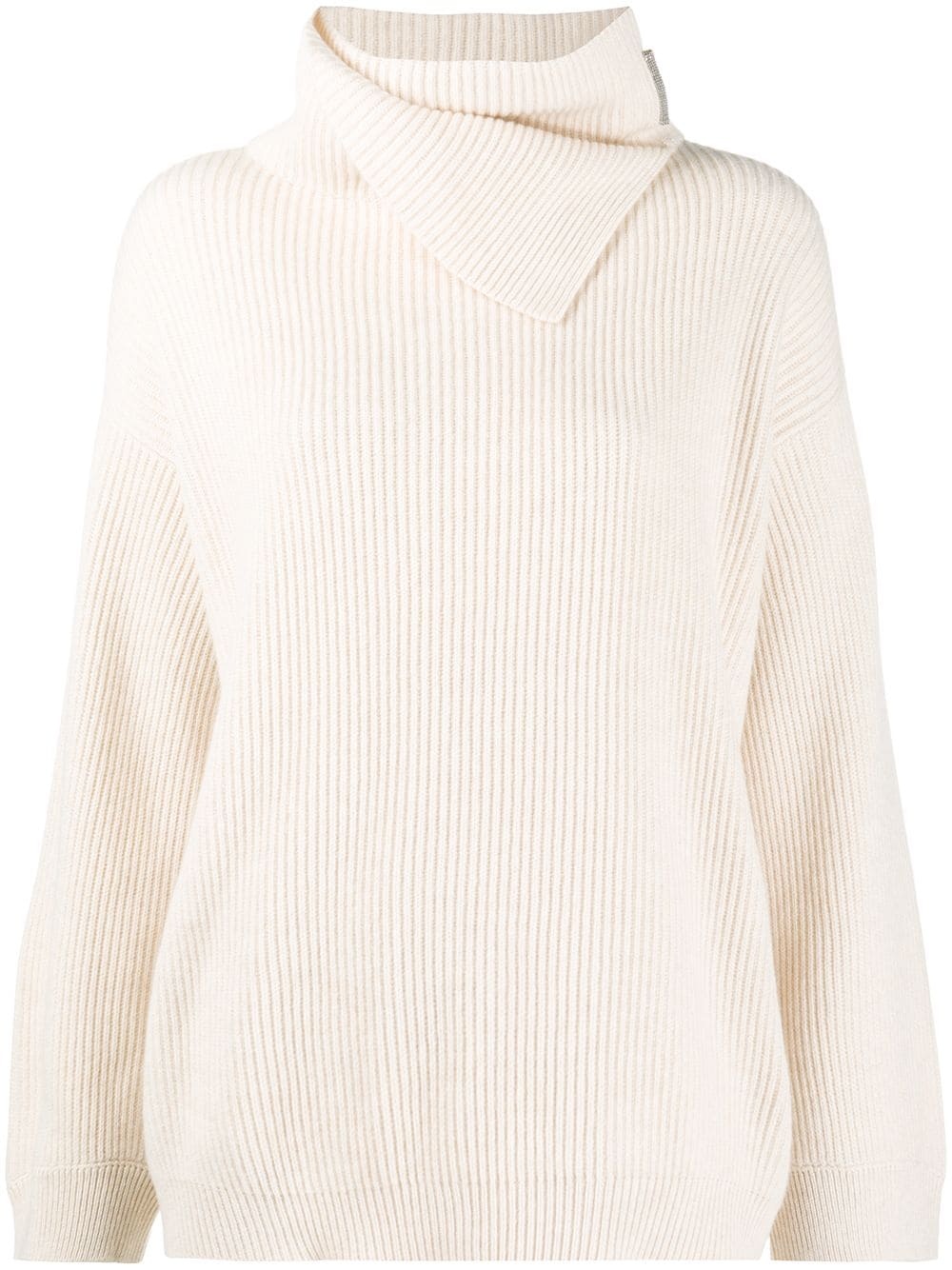 slit collar jumper - 1