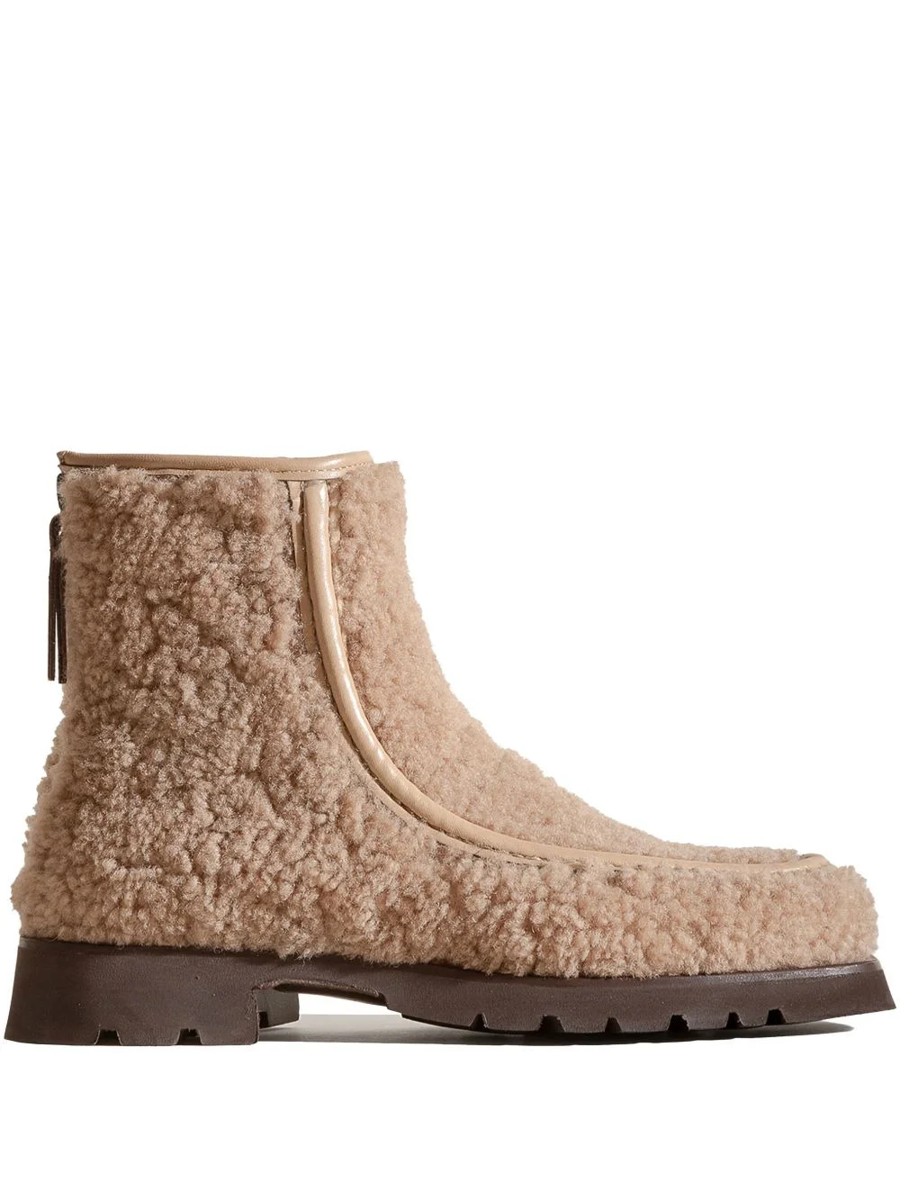 Armenta shearling zip boots - 1