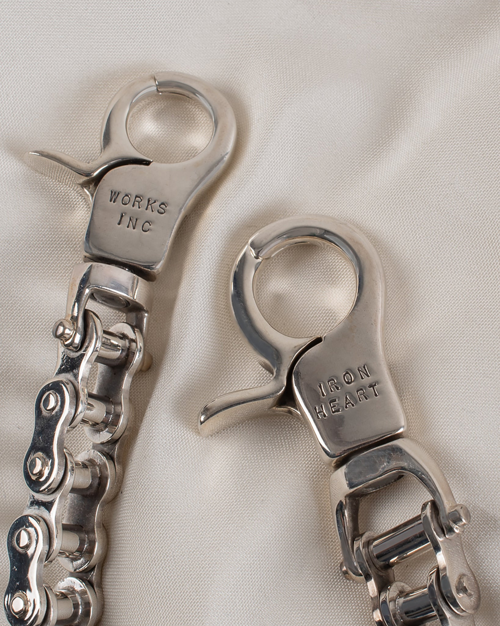 IHSI-01 "Motorcycle Chain" Wallet Chain - Sterling Silver - 4