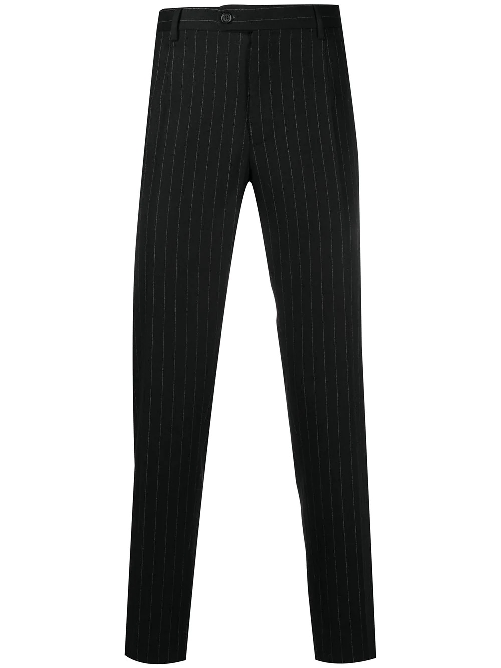 cropped pinstripe trousers - 1