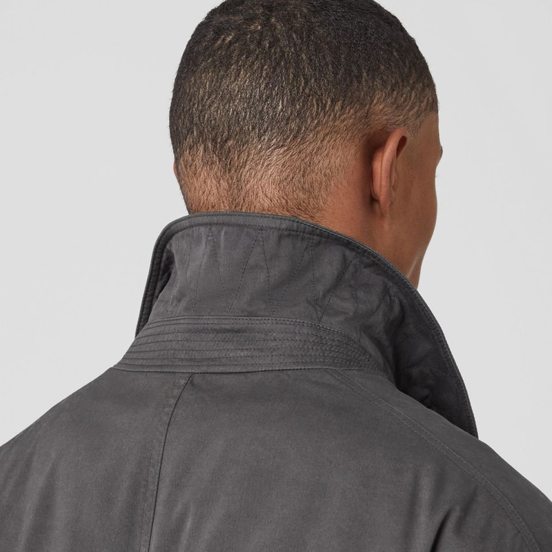 Cotton Twill Drawcord Car Coat 6