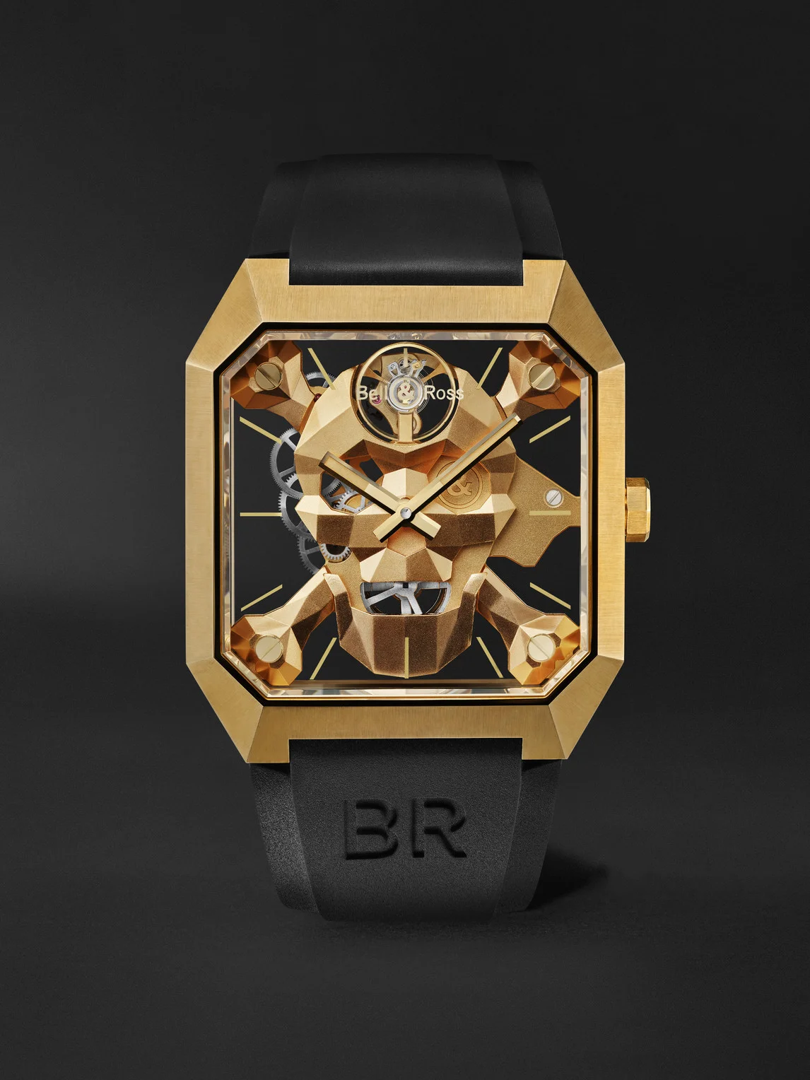 BR 01 Cyber Skull Limited Edition Hand-Wound Bronze Watch, Ref. BR01-CSK-BR - 1