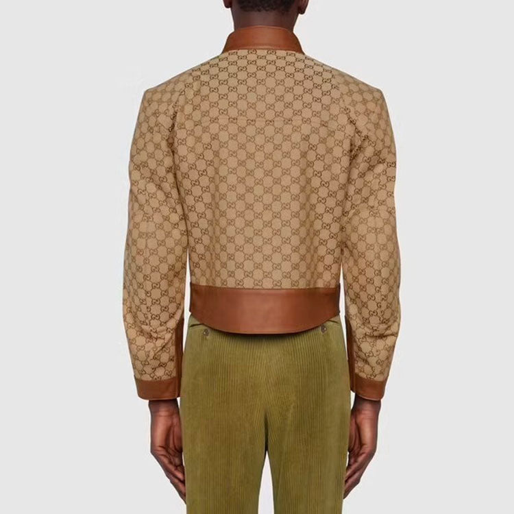Gucci 100 GG Canvas Jacket 'Beige Ebony' 676489-Z8ATV-2190 - 3