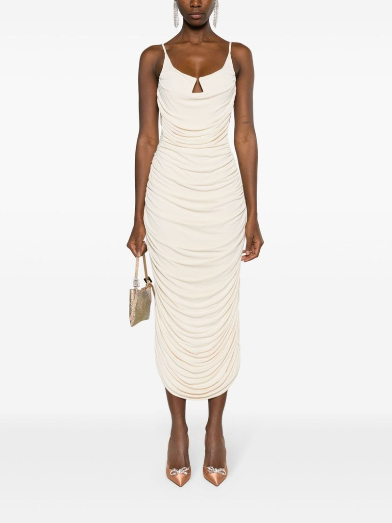 Paris Georgia Slyvie ruched midi dress outlook