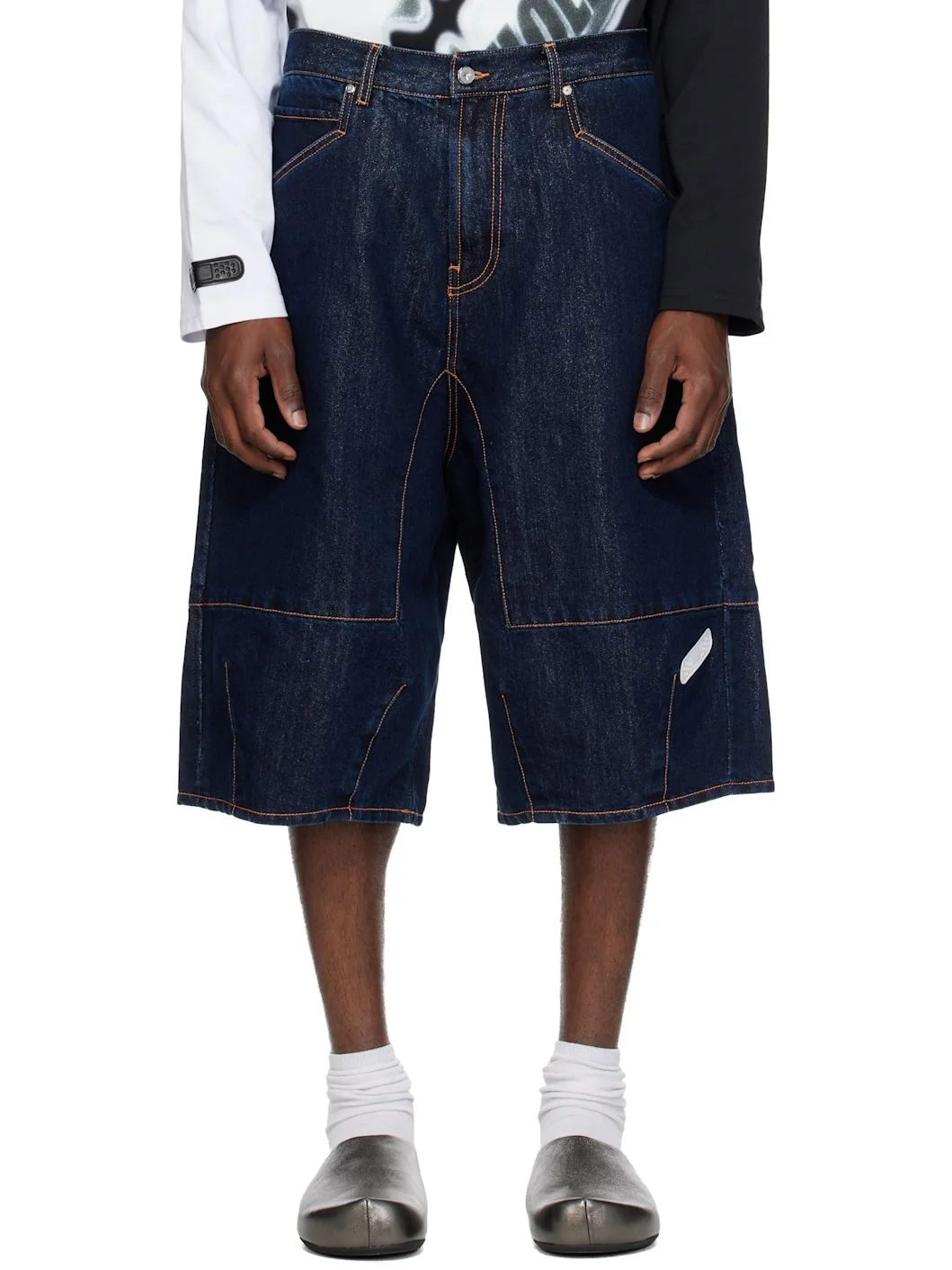 Blue Positano Denim Shorts - 1