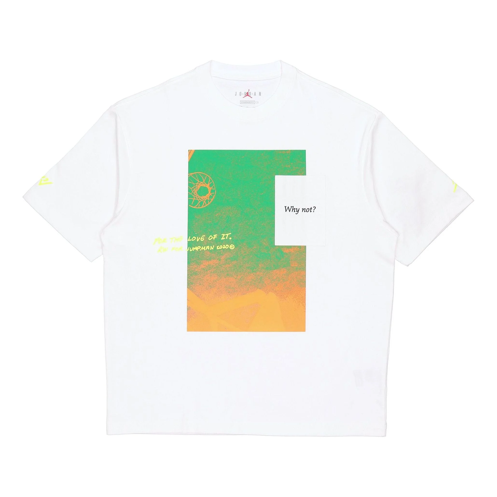 Air Jordan 'Why Not?' Casual Sports Print Short Sleeve White DC3248-100 - 1