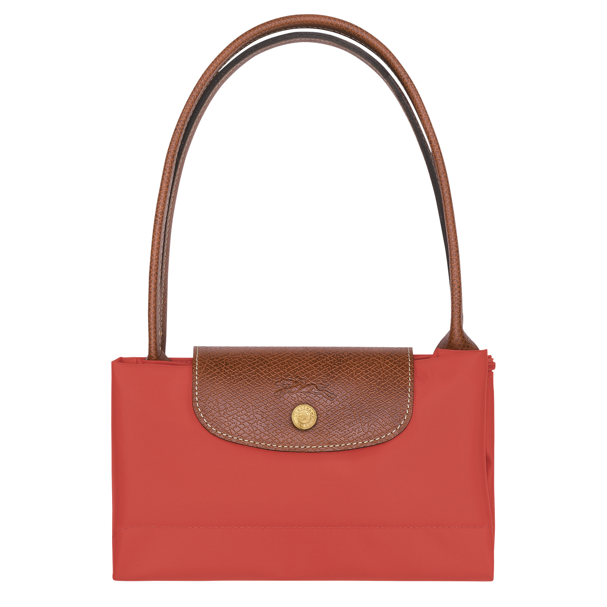 Le Pliage Original M Tote bag Tomato - Recycled canvas - 6