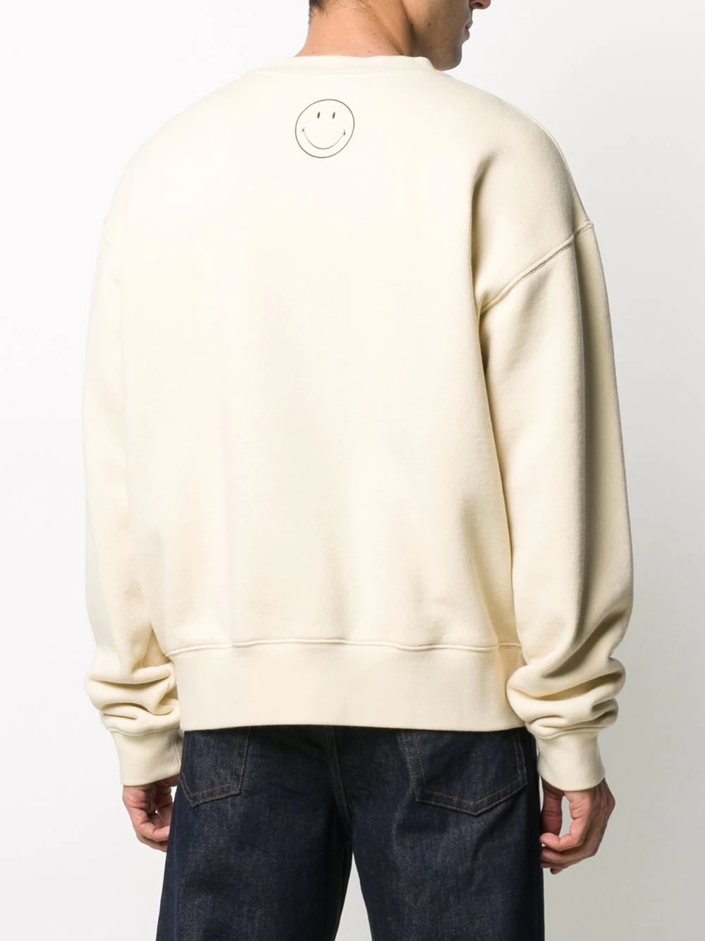 smiley-print sweatshirt - 4