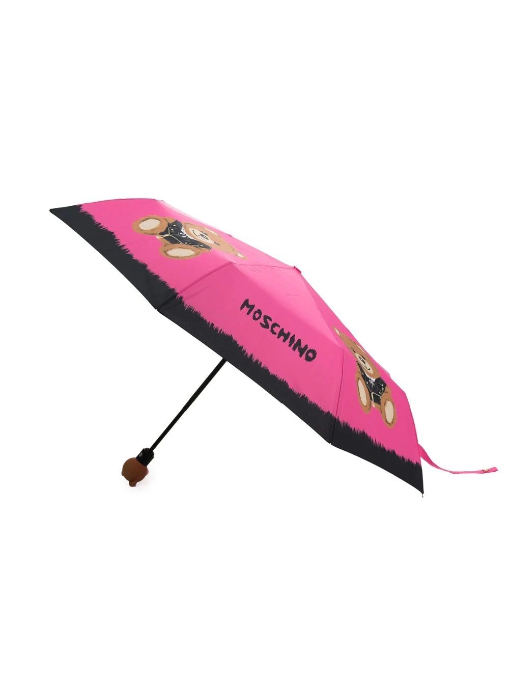 teddy print compact umbrella - 3