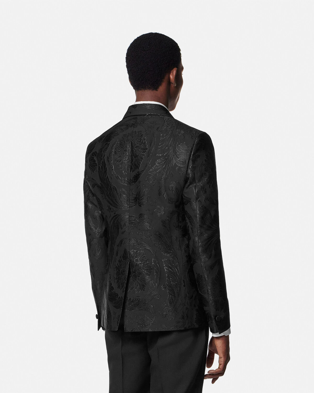 Barocco Jacquard Single-Breasted Blazer - 5