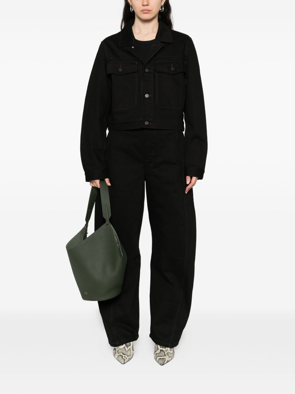 button-fastening flap-pocket jacket - 2