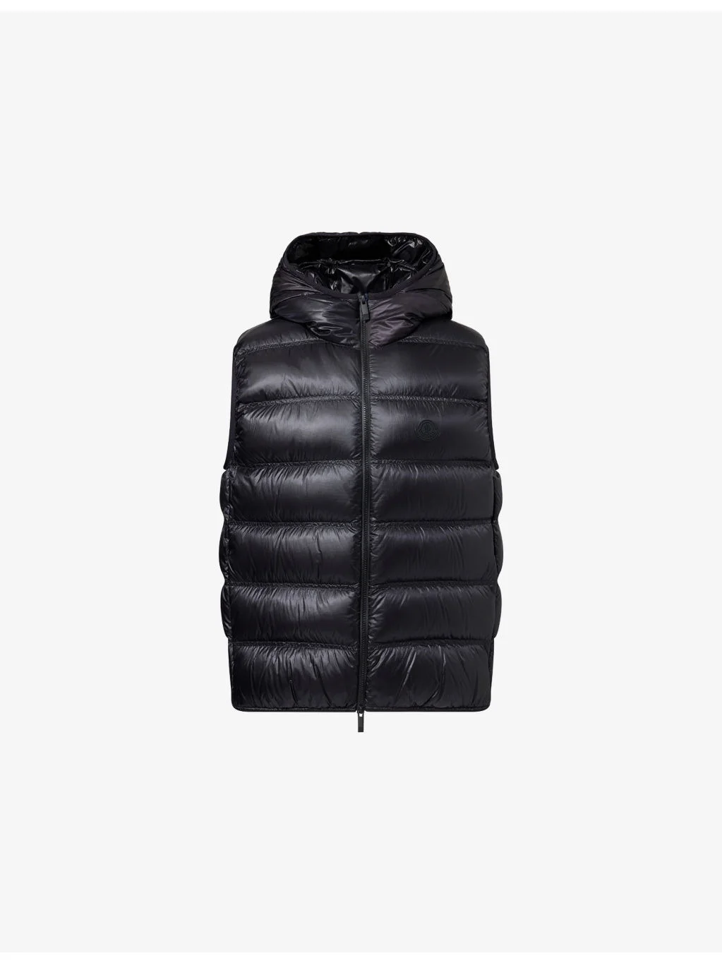 Panestrel Down Brand-Logo Woven Gilet - 1