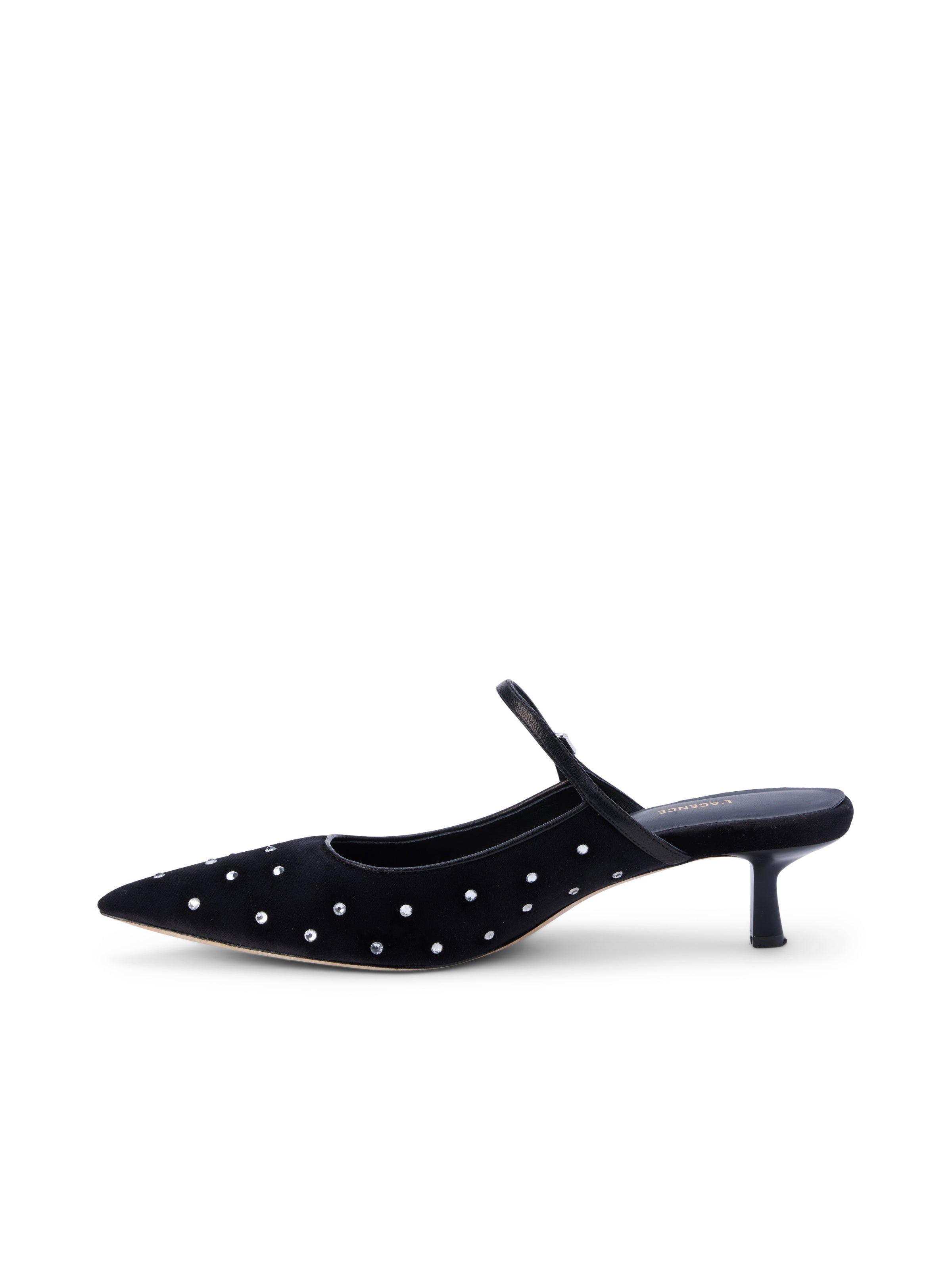 Edith Velvet Mule - 3