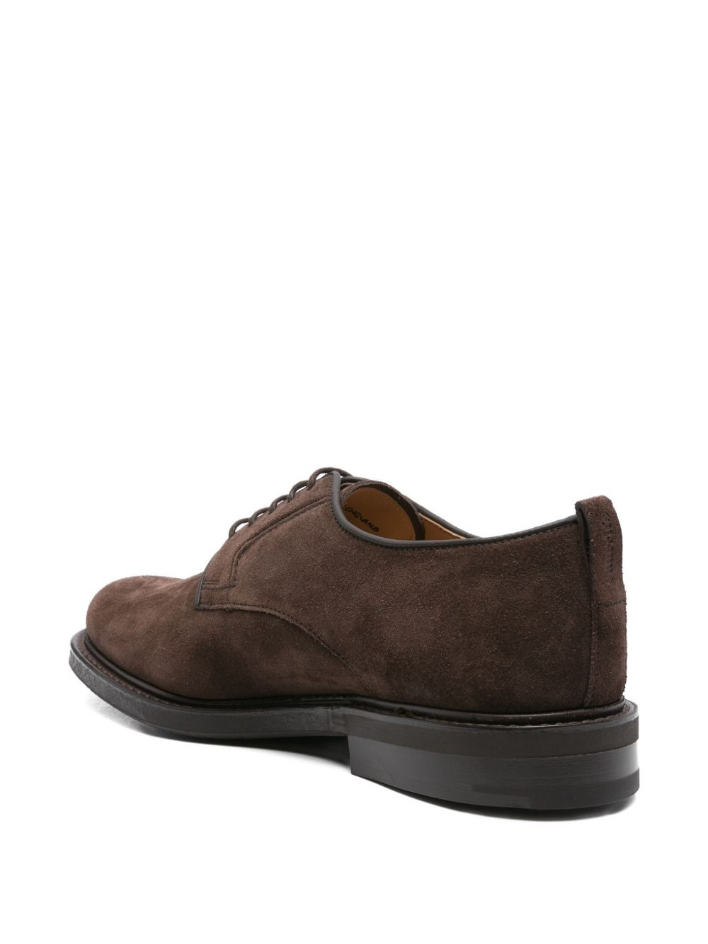 suede derby lace-up shoes - 3