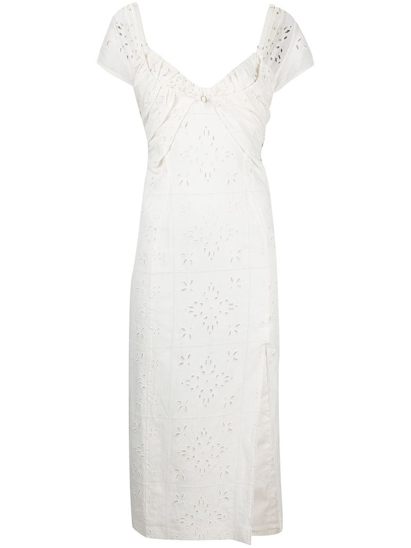 broderie anglaise midi sundress 1
