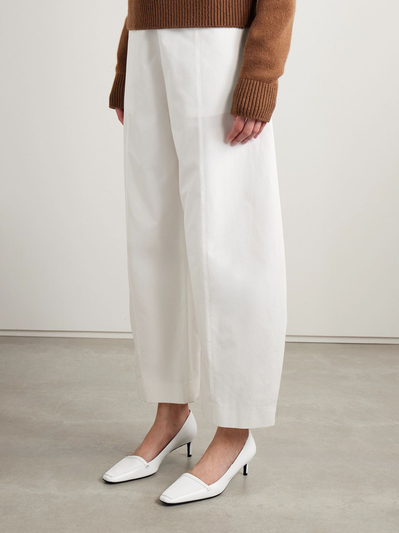 KHAITE Celia leather pumps White outlook