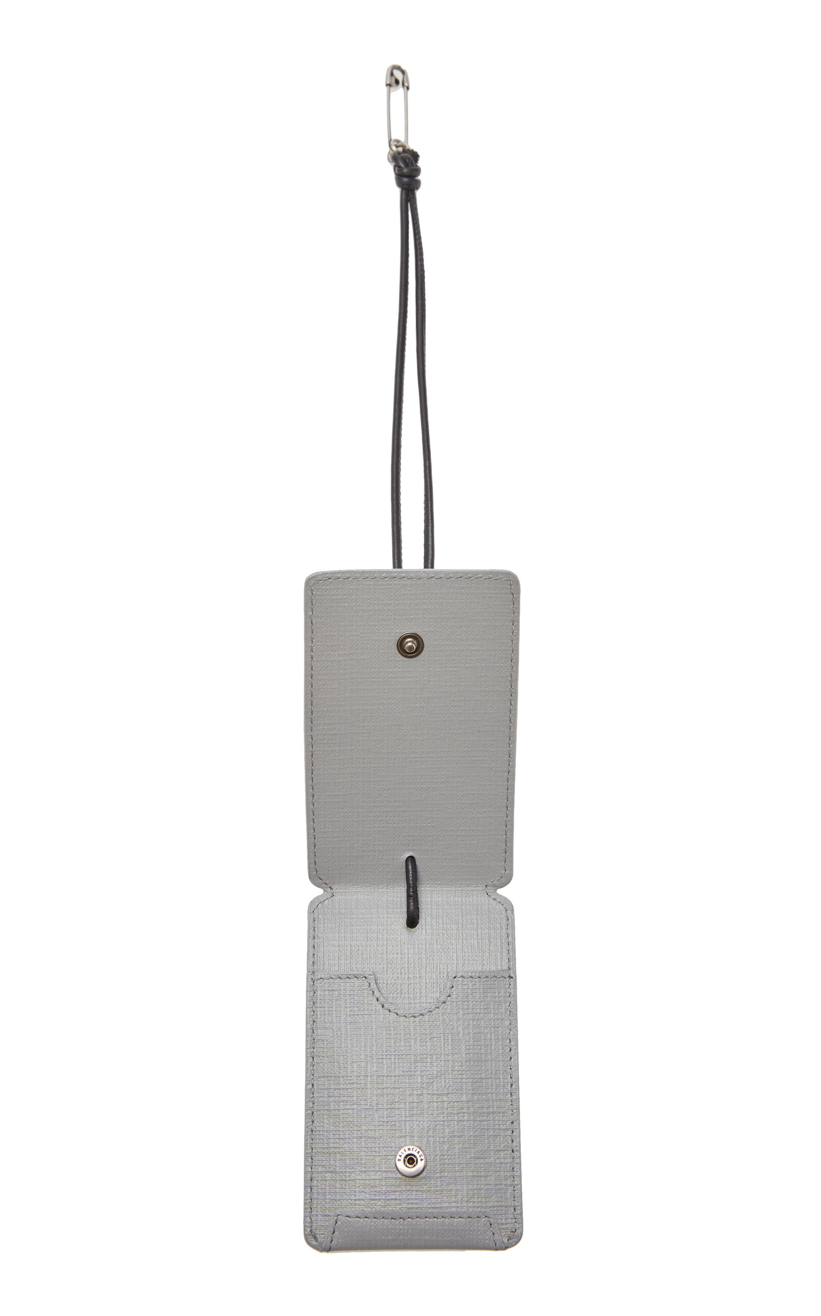 Leather Tag grey - 2