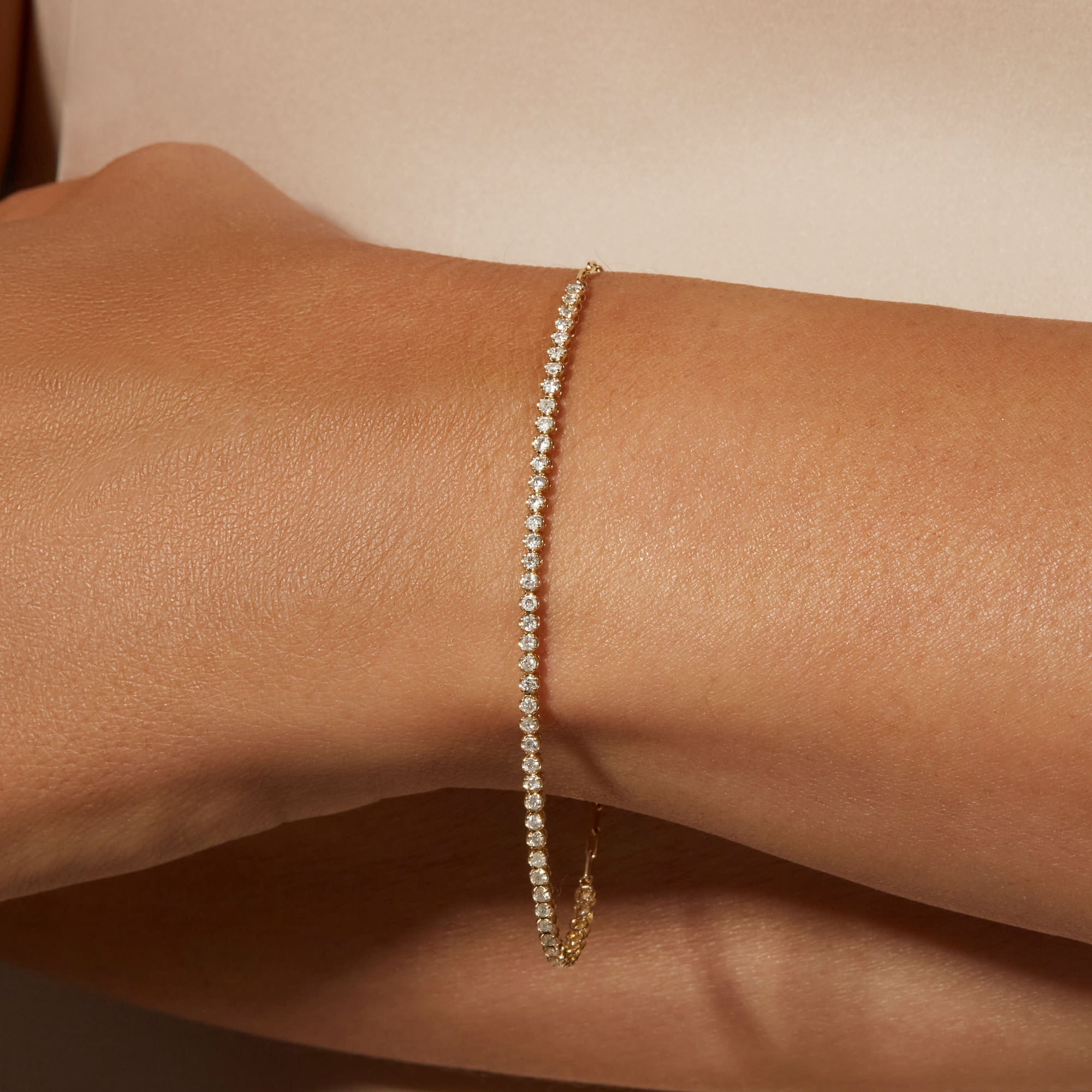 Drop Shot Diamond Tennis Bracelet - 2