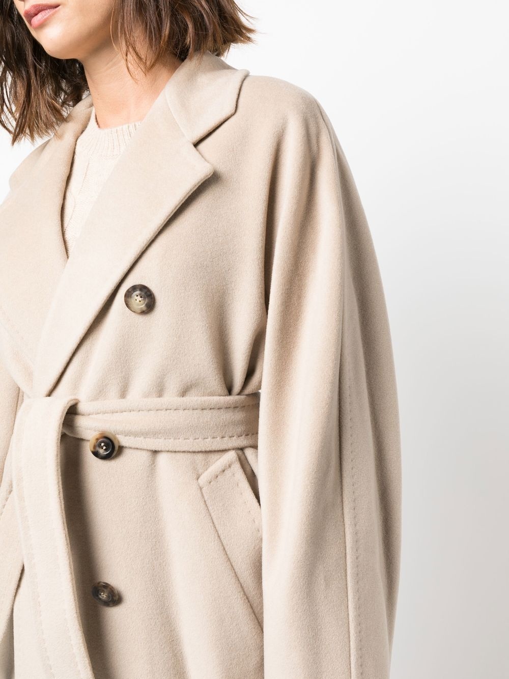 Double breasted wool coat - 5